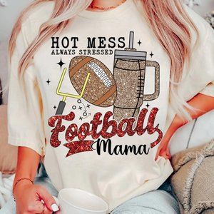 Football mama tshirt